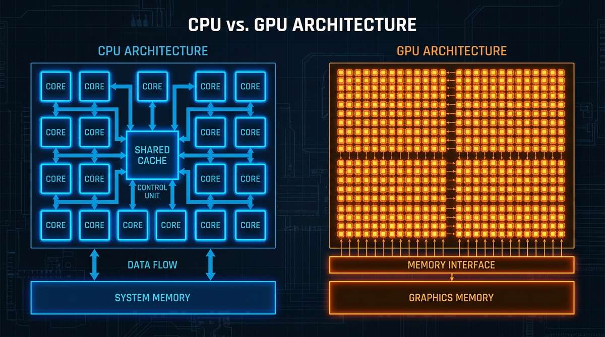 WebGPU vs CPU 性能对比：处理1000万浮点数从45ms降到1.2ms
