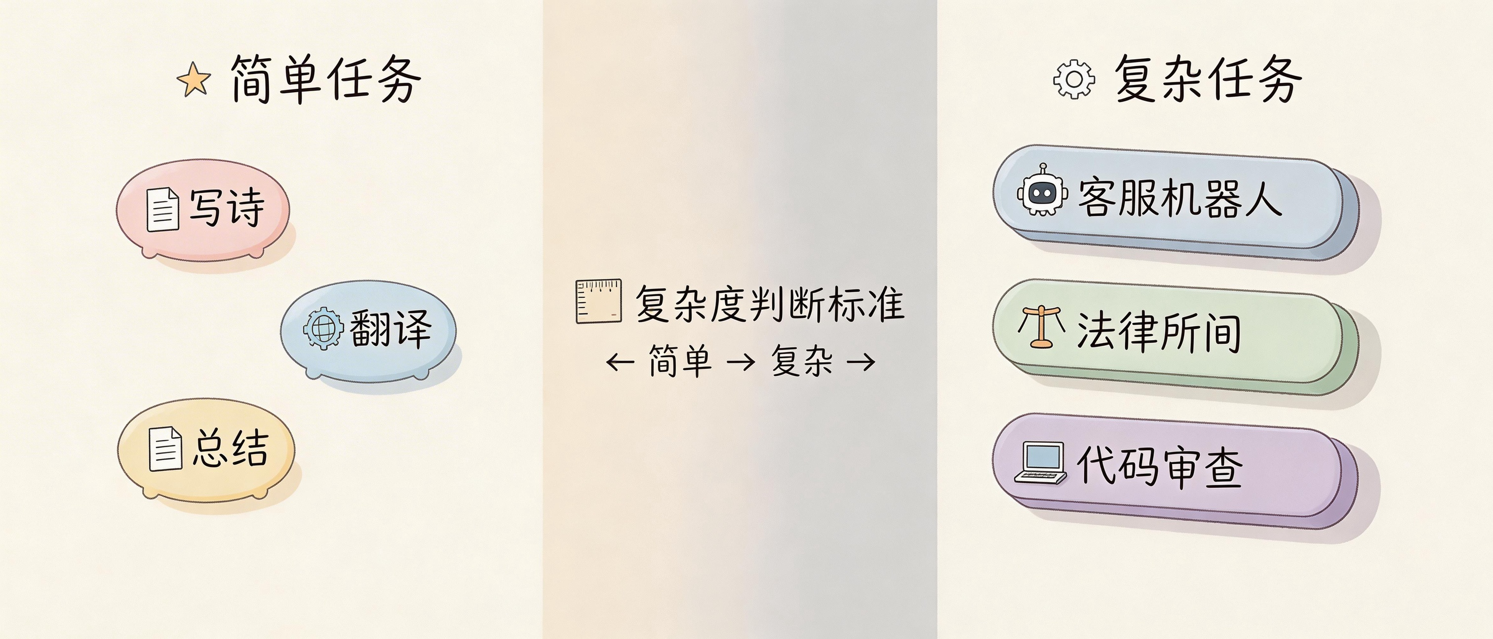 Simple Tasks vs Complex Tasks