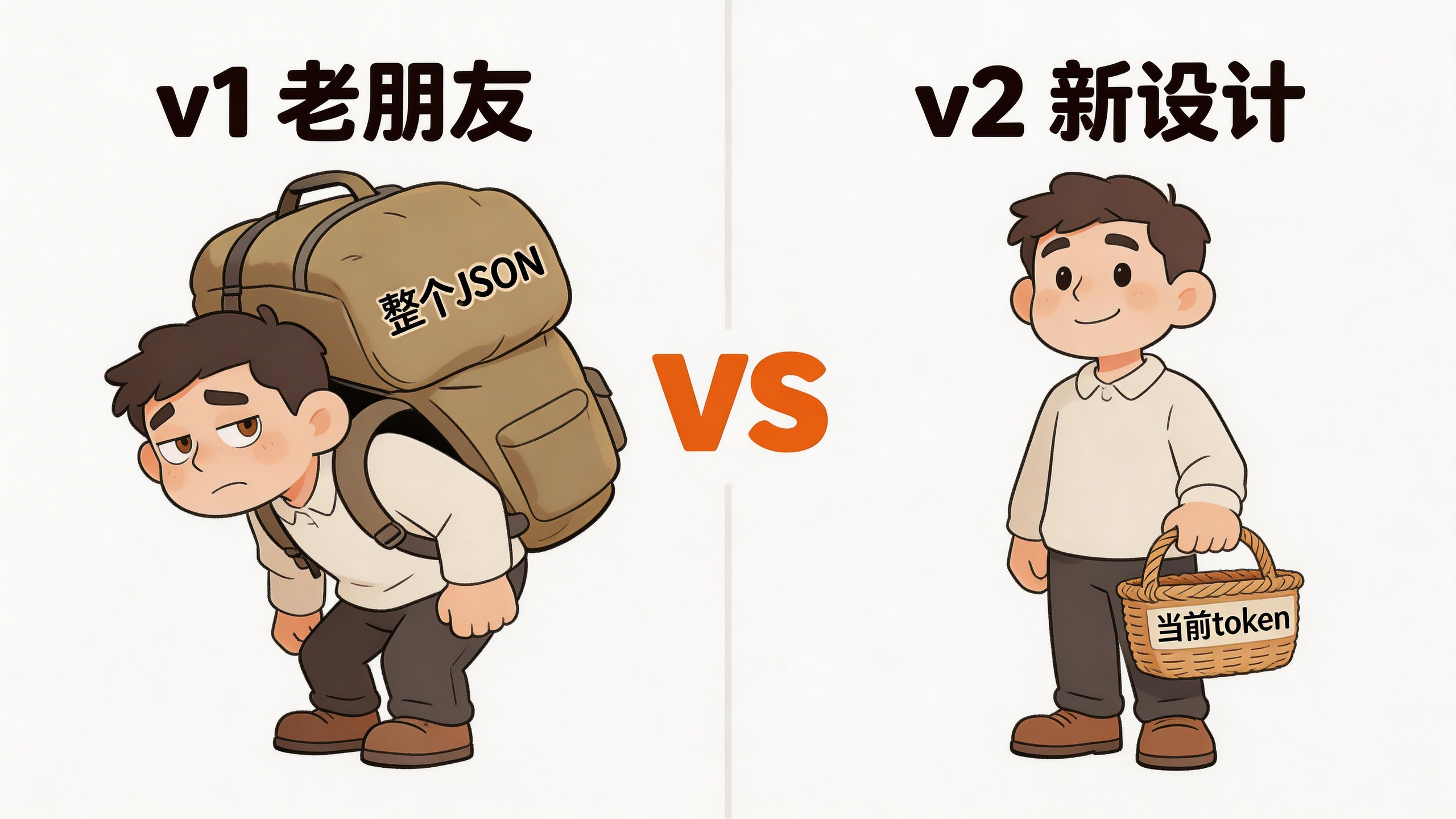 JSON v1 vs v2 对比