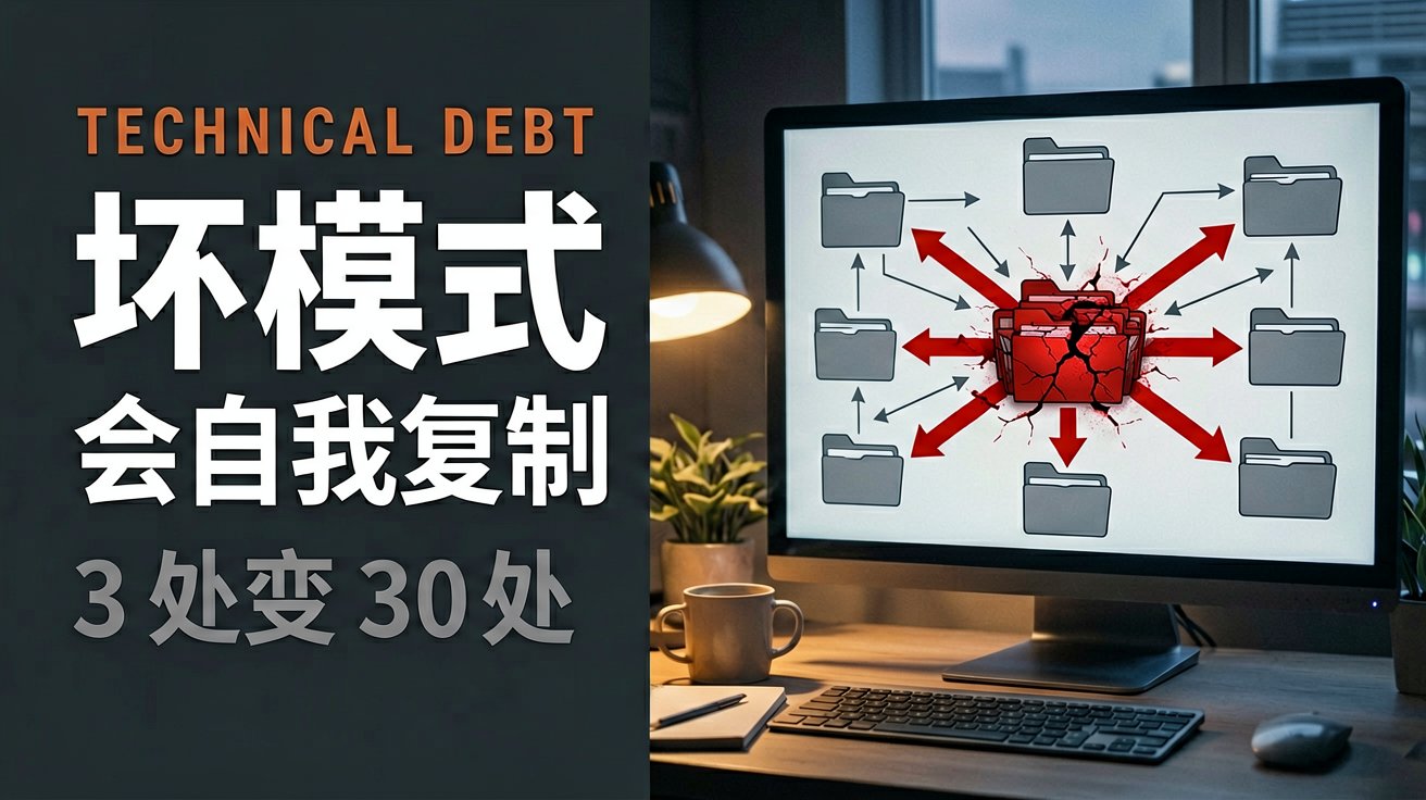AI 代码的坏模式会自我复制：3 处变 30 处，没人发现