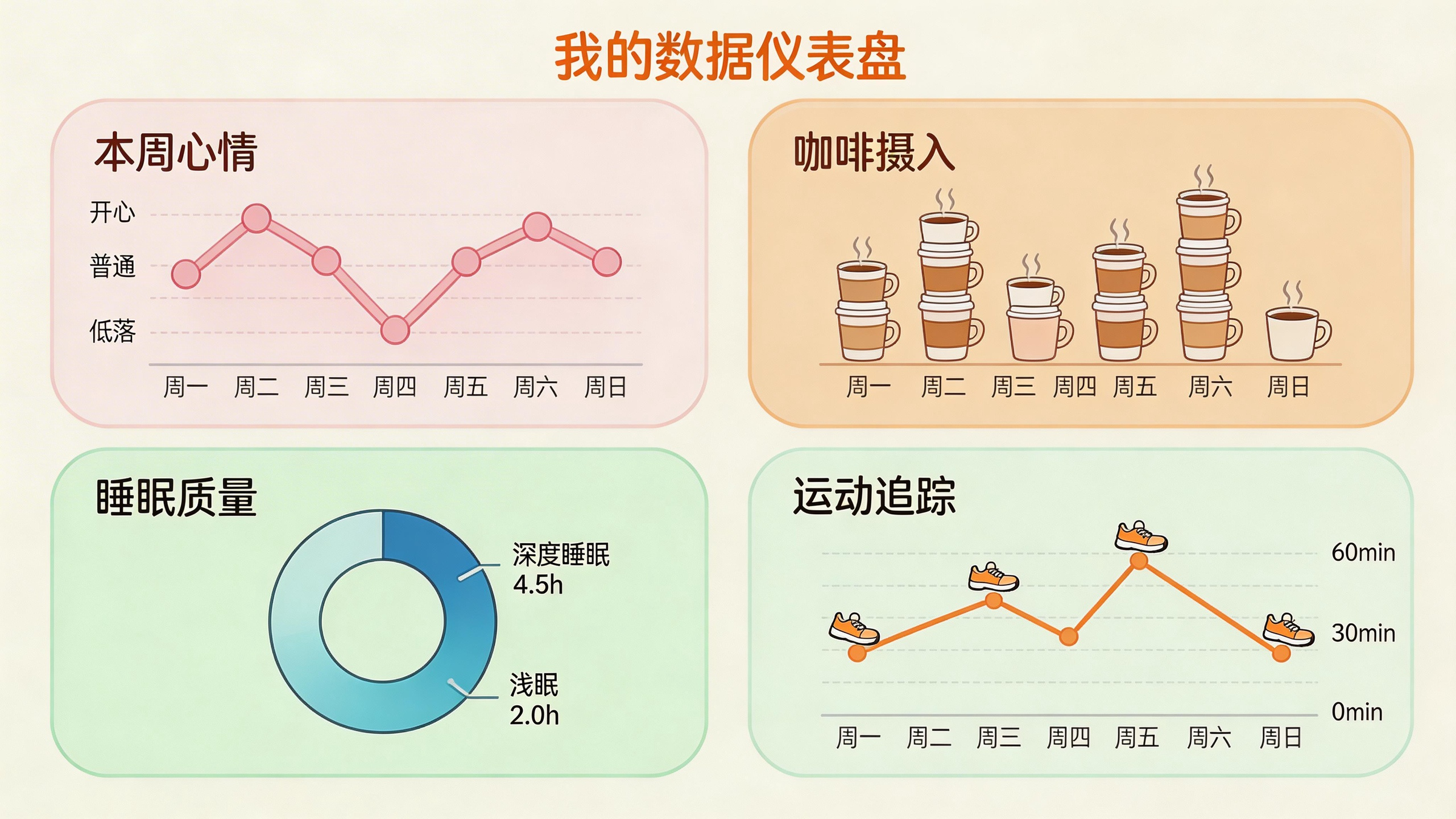 个人数据仪表盘