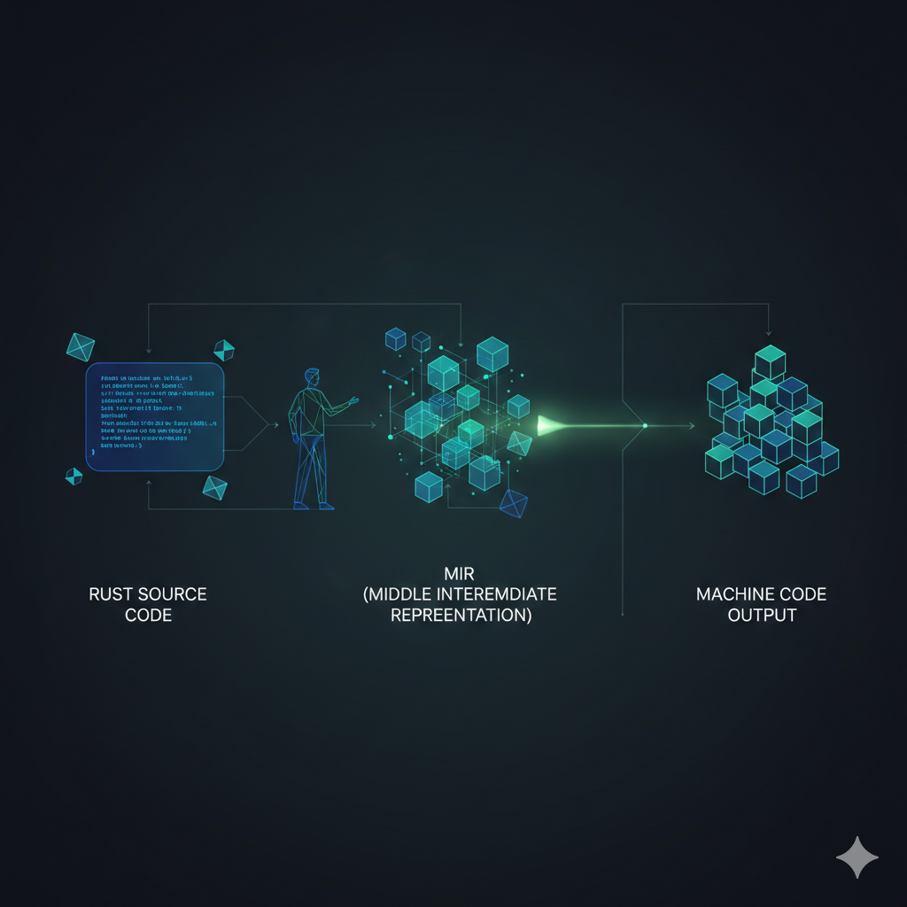 rustc-codegen-gcc 编译器管道：翻译官与导游比喻