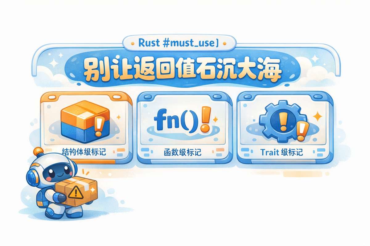 对比：有无 #[must_use] 的效果