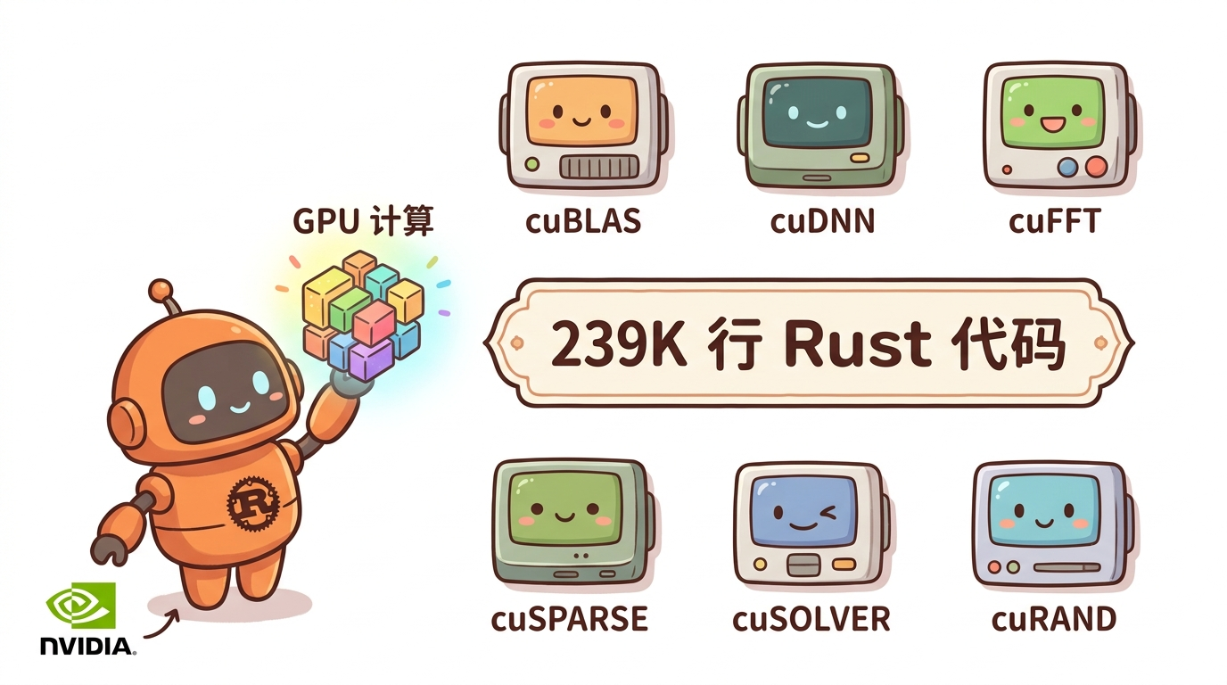Rust 正在接管 GPU 编程：239K 行代码替代整个 CUDA 生态