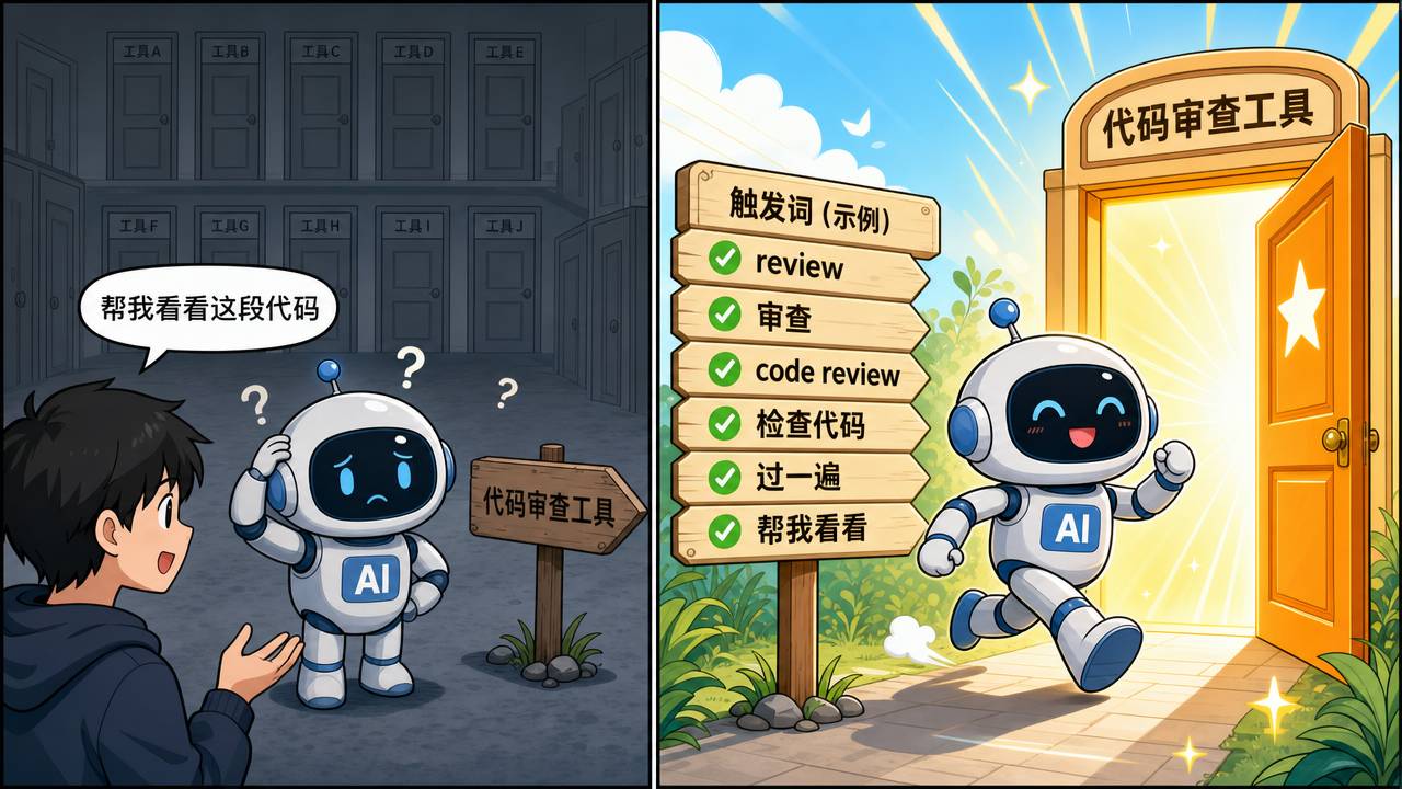 description 不是分类标题,是触发条件