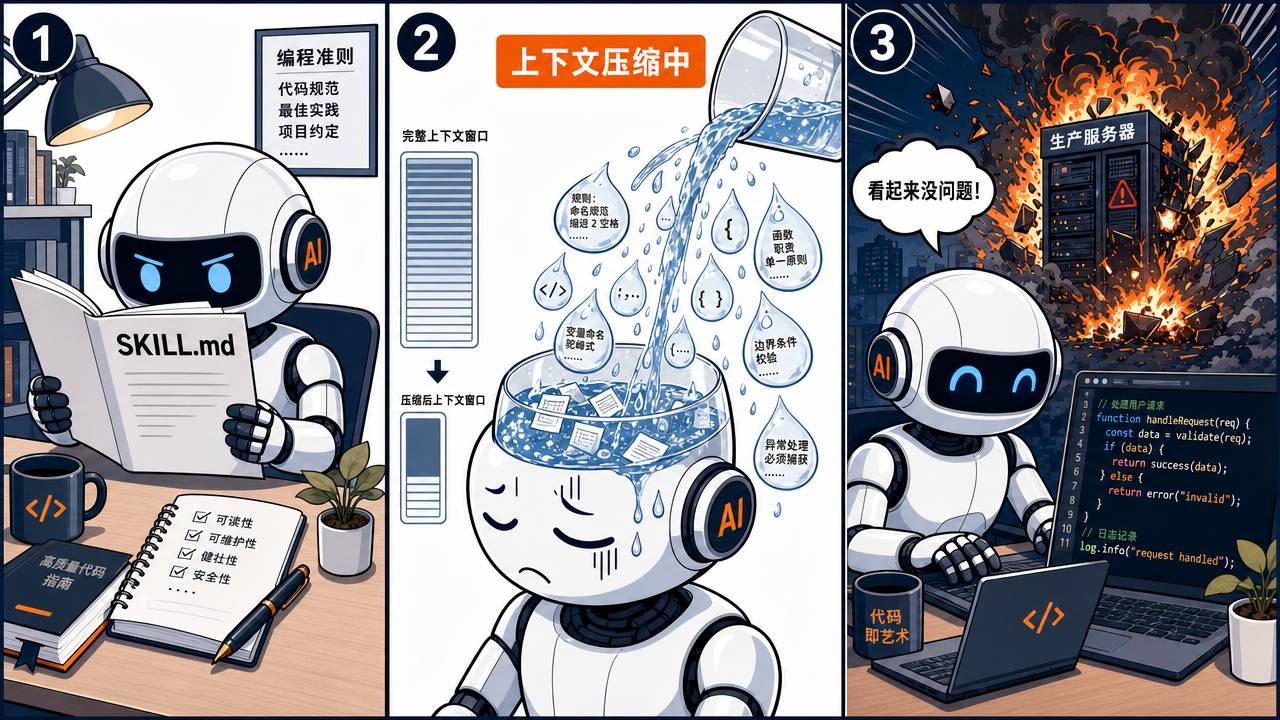 同一会话第 N 轮,你写的规则还在吗?