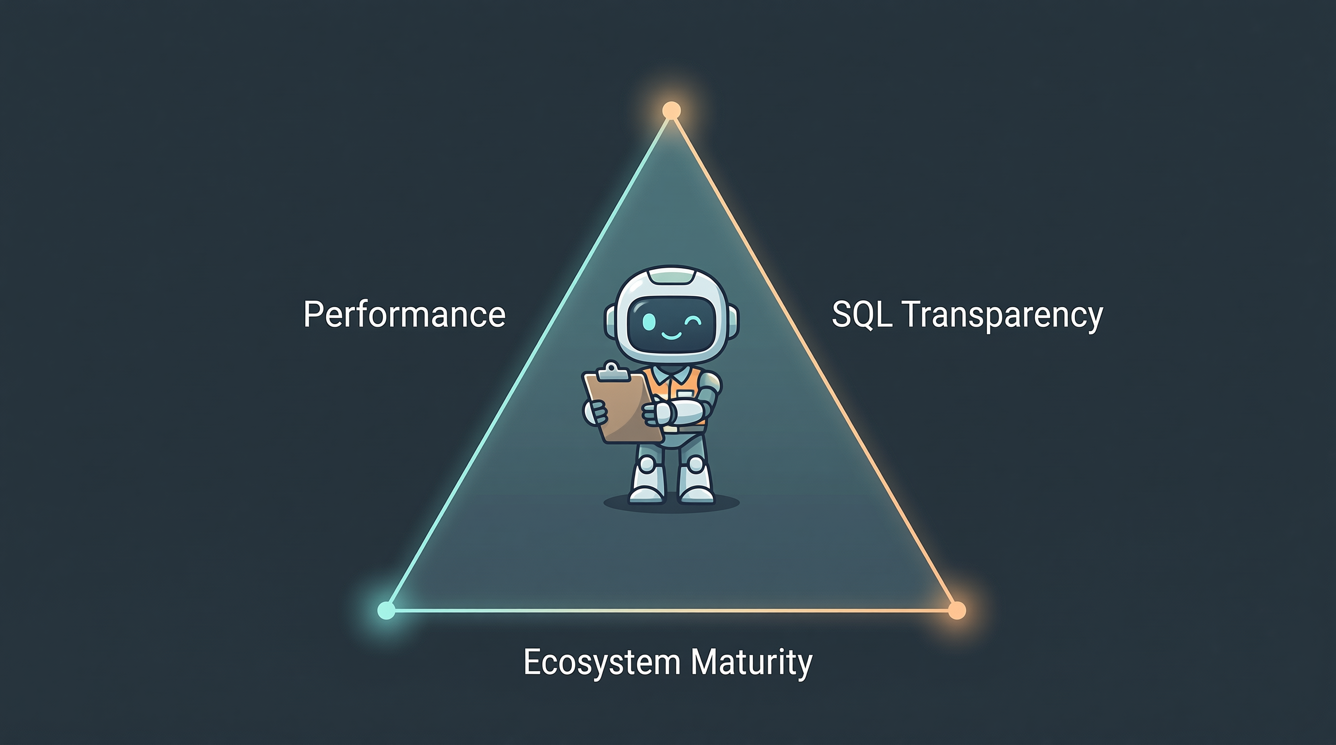 ORM trade-offs: performance, SQL transparency, ecosystem maturity