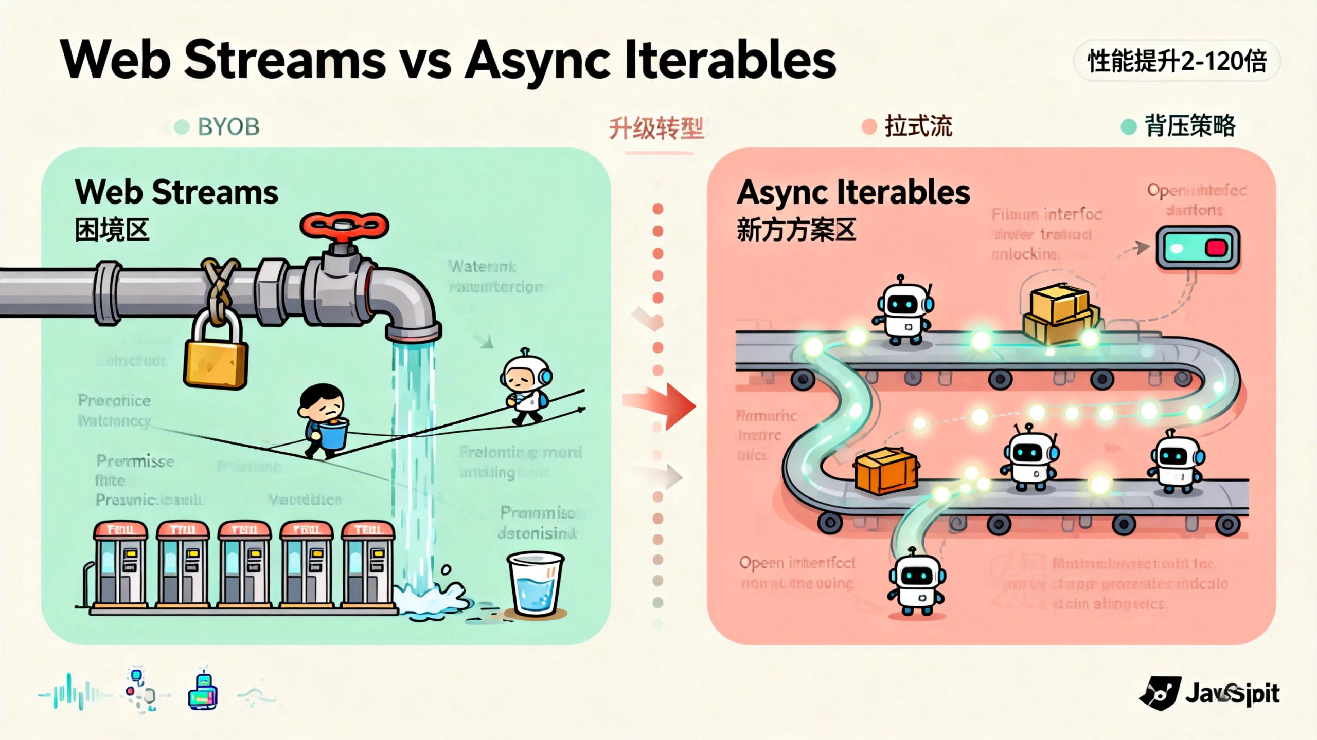 JavaScript流的困境：Web Streams API做错了什么