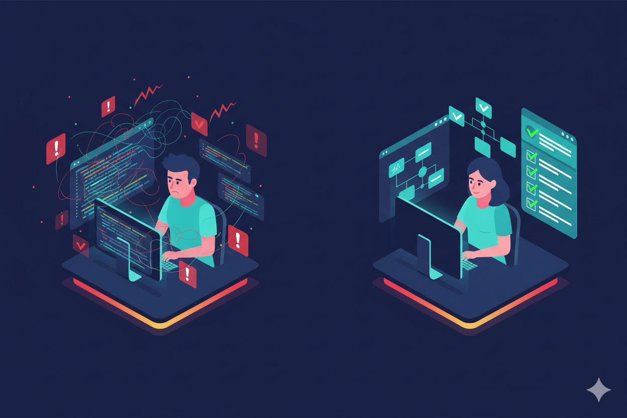 混乱 vs 有章法的编码方式