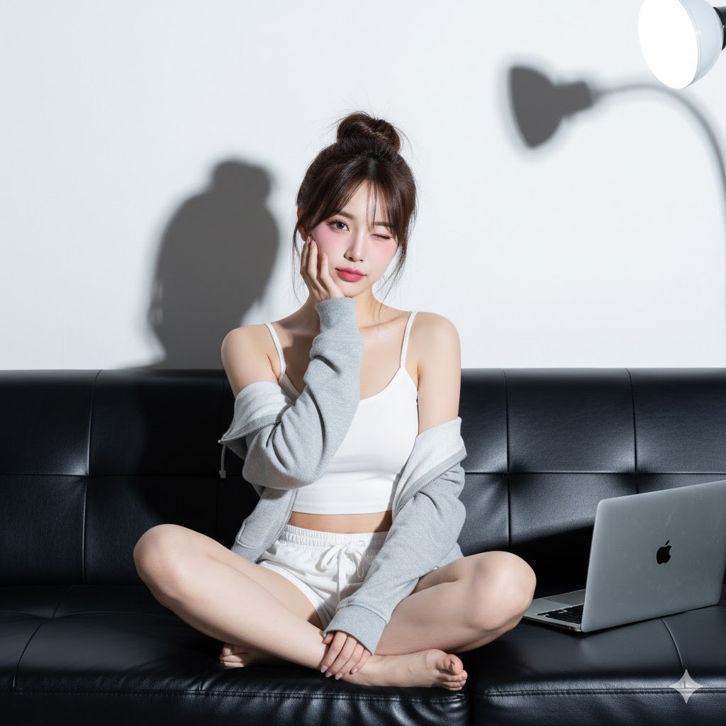 gemini生成的抖音风格人像效果图 - 直闪美学展示