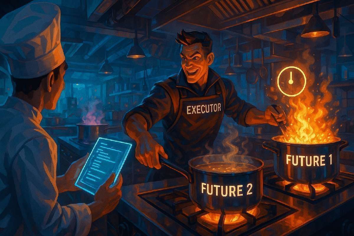 Rust async 的本质是由编译器生成的状态机,通过 Future、poll 和 Waker 驱动
